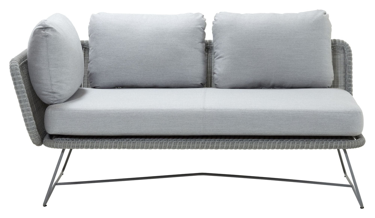 Cane-Line Horizon 2-seters sofa høyre modul, lysegrå