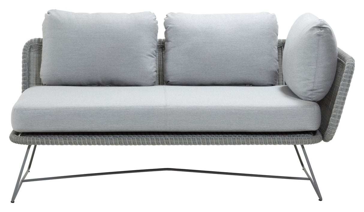 Cane-Line Horizon 2-seters sofa venstre modul, lysegrå