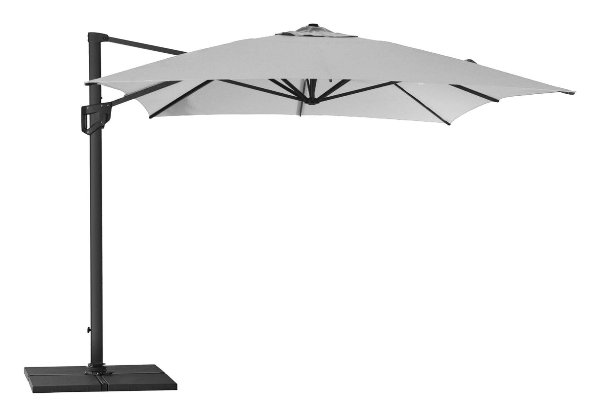 Cane-line Hyde Luxe Hanging Parasol 3x4 M, Light Grey