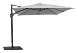 Cane-line Hyde Luxe Tilt Parasol 3x3 M, Light Grey