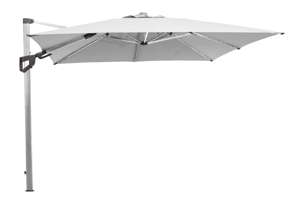 Cane-line Hyde Luxe Tilt Parasol 3x3 M, Silver