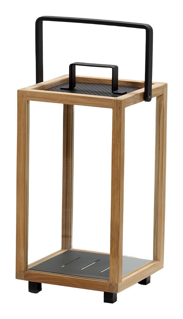 Stokklinje fyrtårn lantern liten, teak