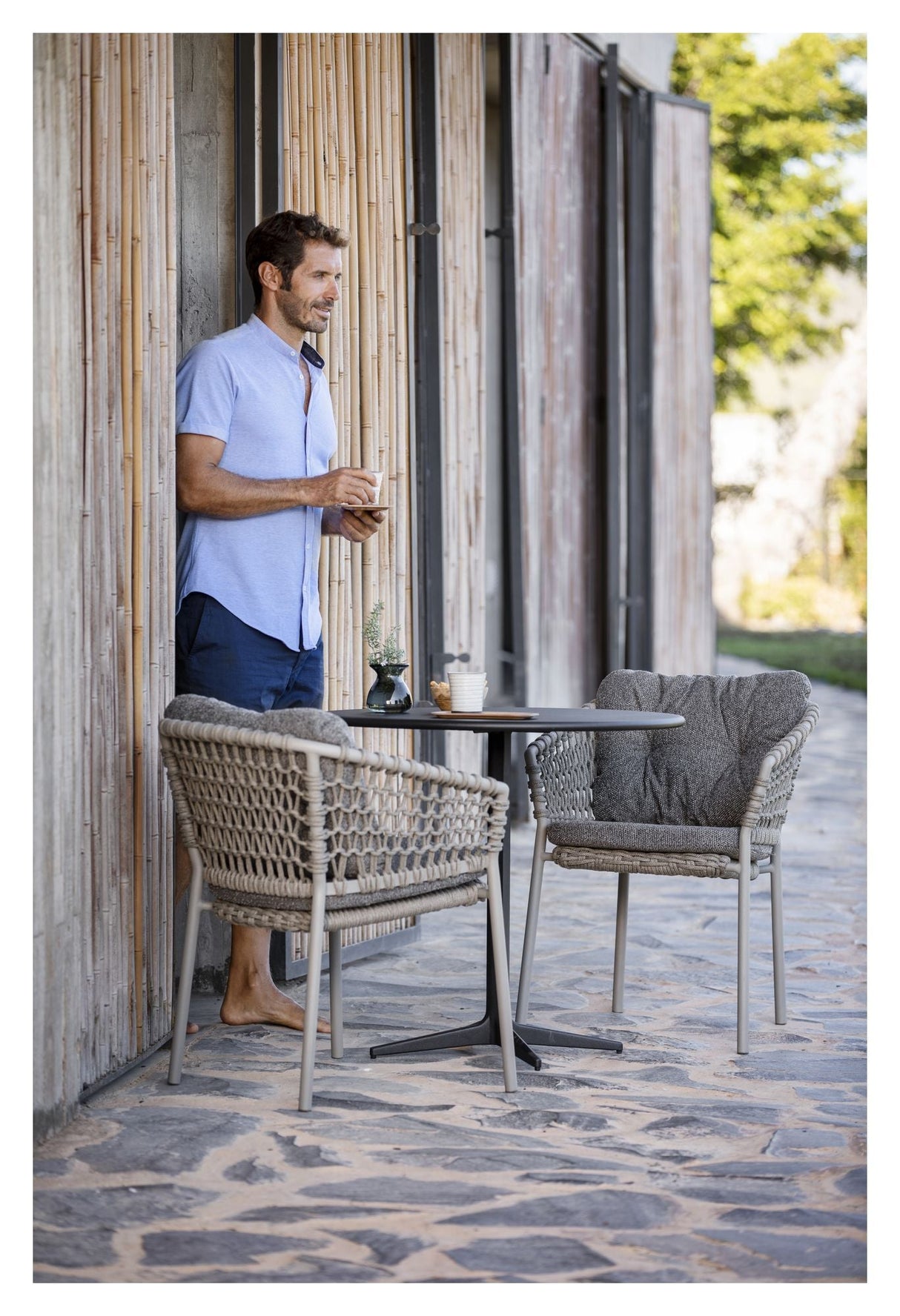 Stokklinje Ocean Garden Chair, taupe stokklinje mykt tau