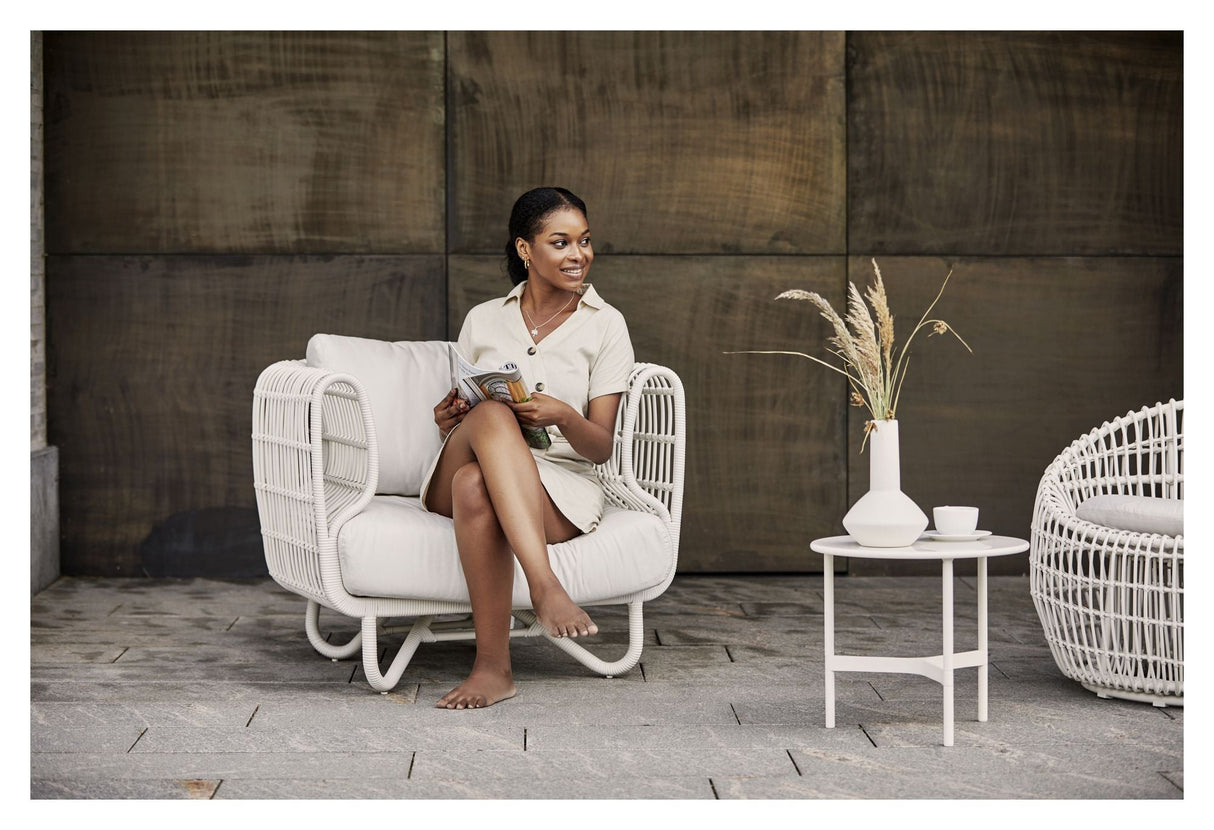 Cane-line Outdoor Nest Lounge Chair, White