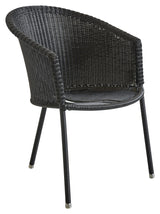 Stokklinje Trinity Garden Chair, Graphite, Cane-Line Weave