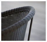 Stokklinje Trinity Garden Chair, Graphite, Cane-Line Weave