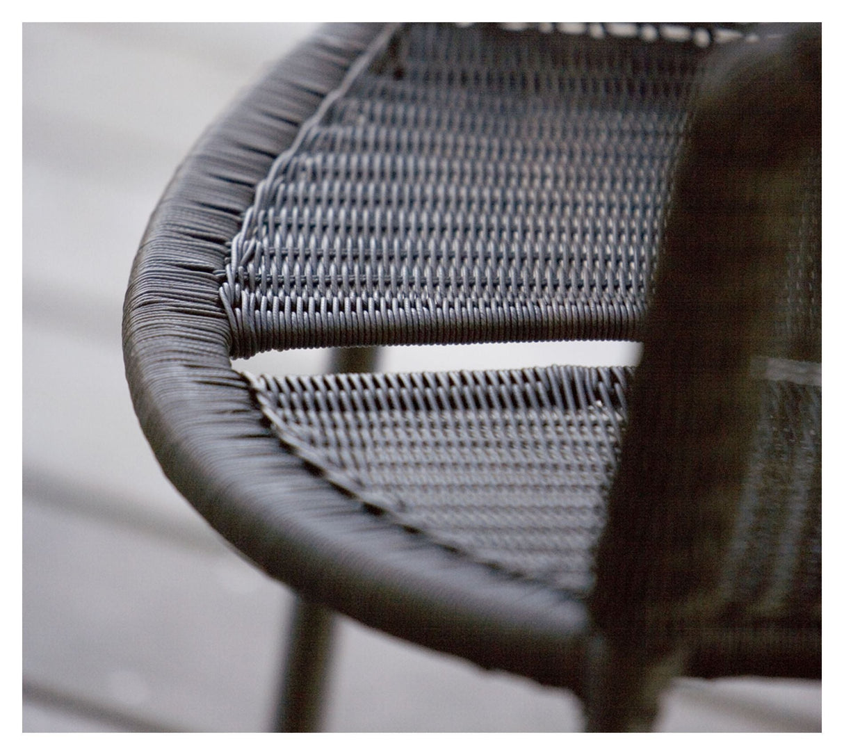 Stokklinje Trinity Garden Chair, Graphite, Cane-Line Weave