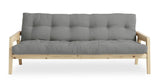 Grip sofa seng 130x200, natur/grå