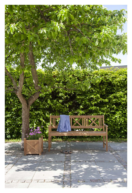 LØKken Garden Bench, teak/lys