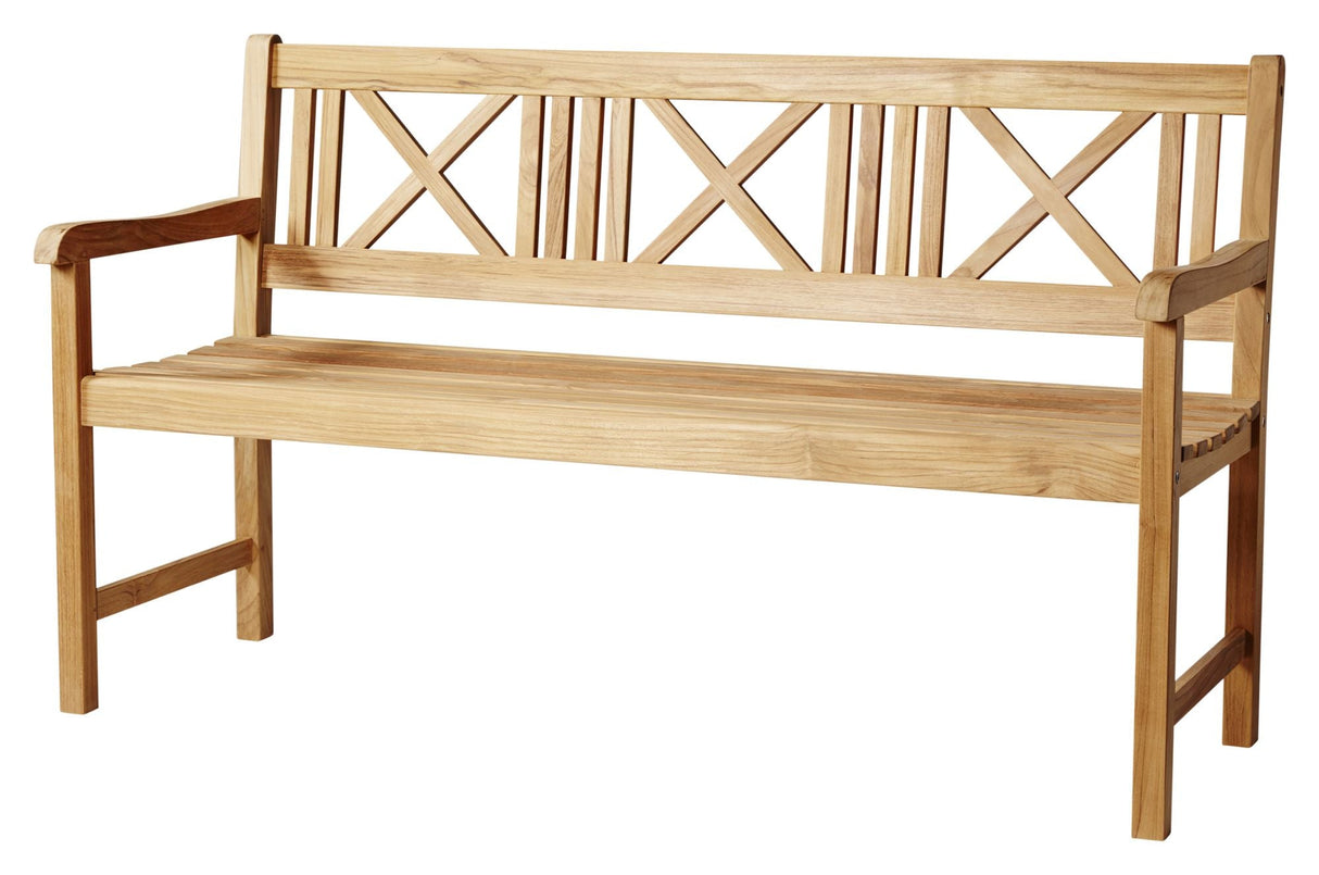 LØKken Garden Bench, teak/lys