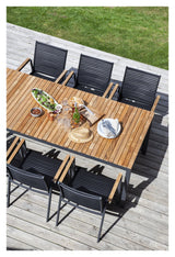 Mood Garden Table, Teak/Alu, 208,5x100