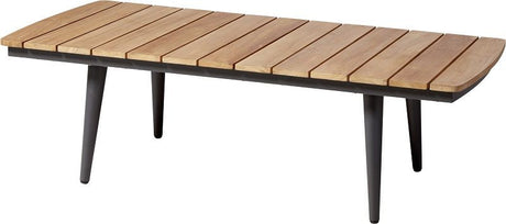 Rio Lounge Garden Table 120x60, Anthracite/Teak