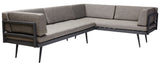 Rio Lounge Bed, Gray Incl. Puter