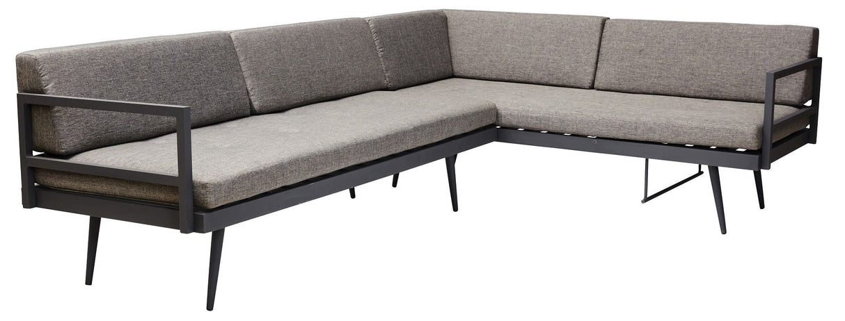 Rio Lounge Bed, Gray Incl. Puter