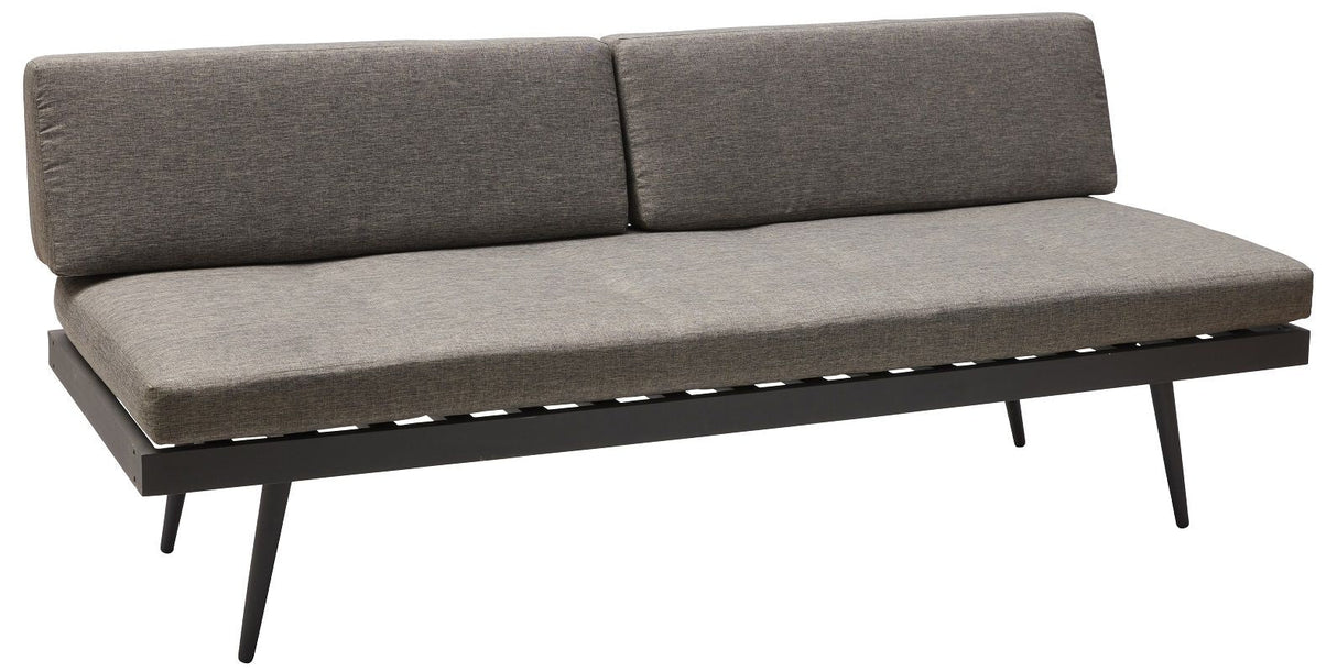 Rio Lounge Bed, Gray Incl. Puter