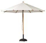 Rio Parasol w. vippe, av hvitt, ø3,3