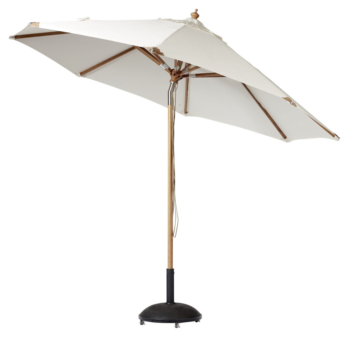 Rio Parasol w. vippe, av hvitt, ø3,3