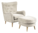 Claire Footstool - Beige