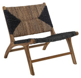 Bloomingville Grant Lounge Chair, Black, Teak