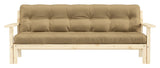 Slapp av sofa seng 190x100, hvete beige