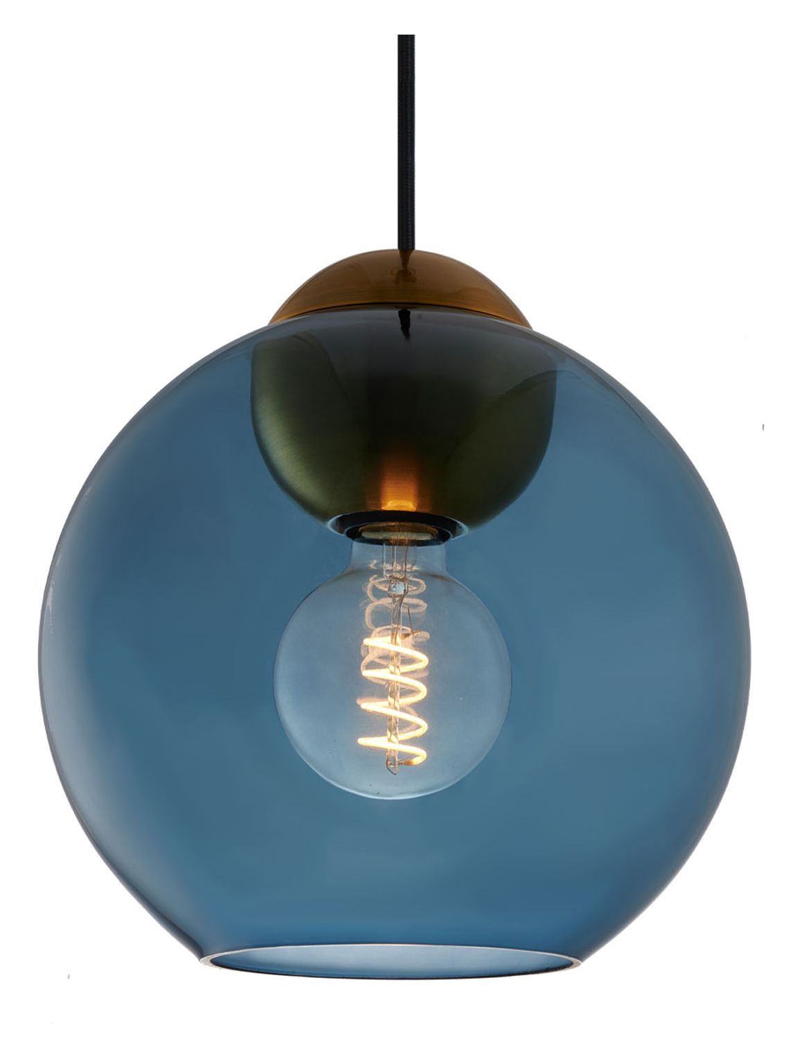 Halo Design Bubbles Pendant Luminaire Ø24, Blue