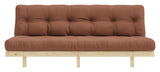 Magre sofa, furu/brun