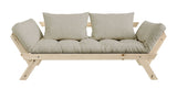 Bebop sofa seng, lin/natur