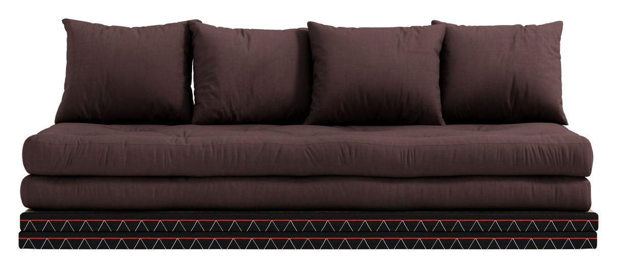 Chico Futon Sofa w. Tatami -matter, brune