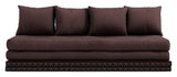 Chico Futon Sofa w. Tatami -matter, brune