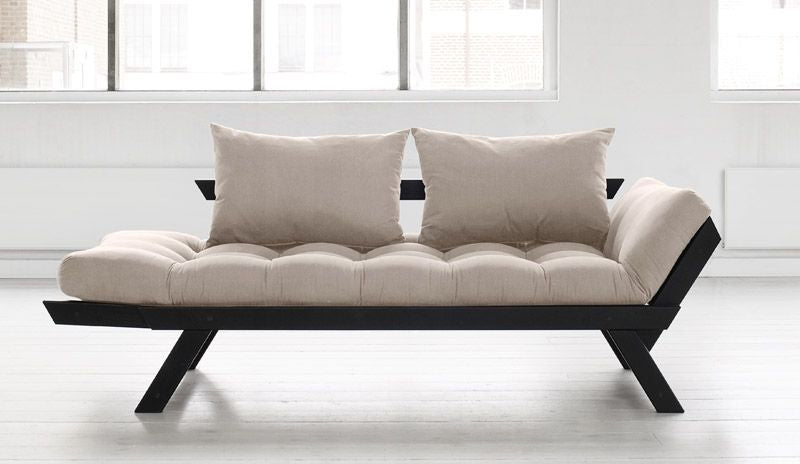 Bebop sofa seng beige/svart