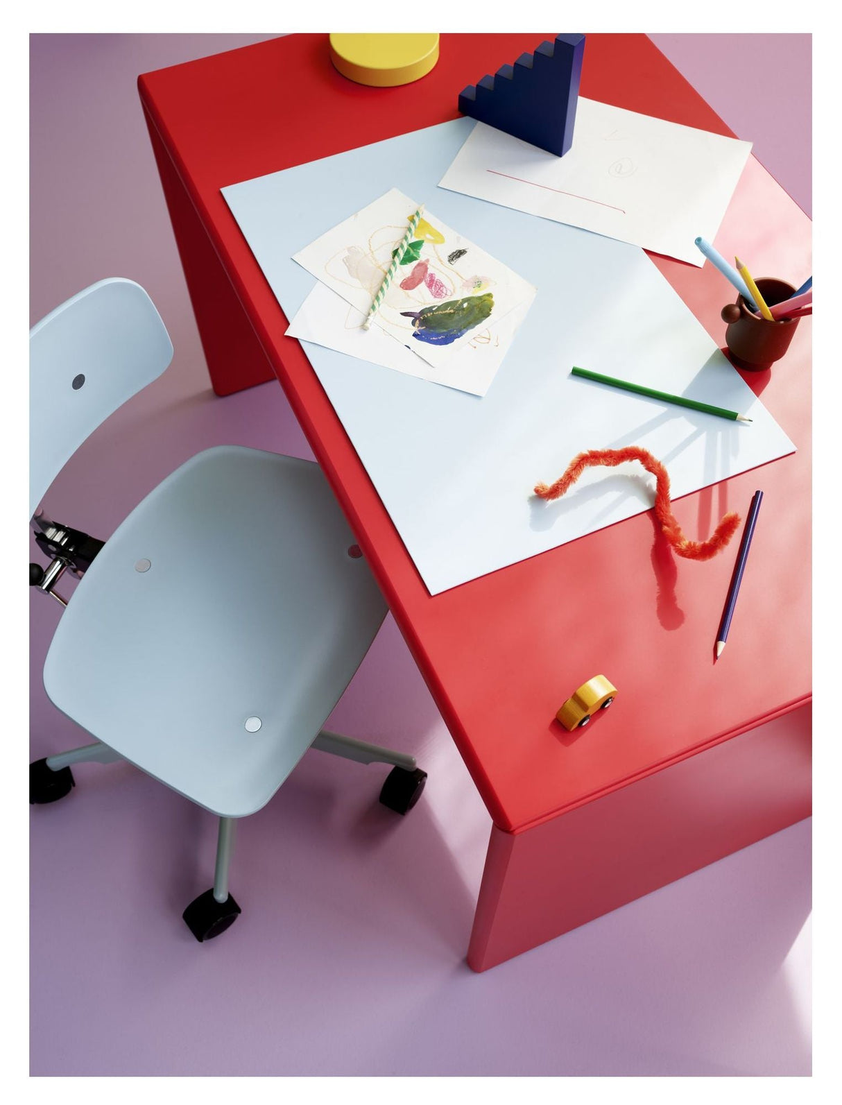 Kevi Kids Children's Desk Chair, 148-flint