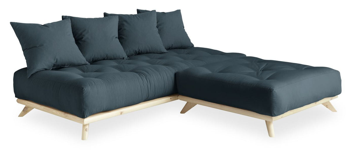 Senza Daybed, Petroleum Blue/Nature