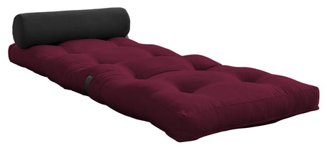 Wrap Futon, Dark Grey/Bordeaux