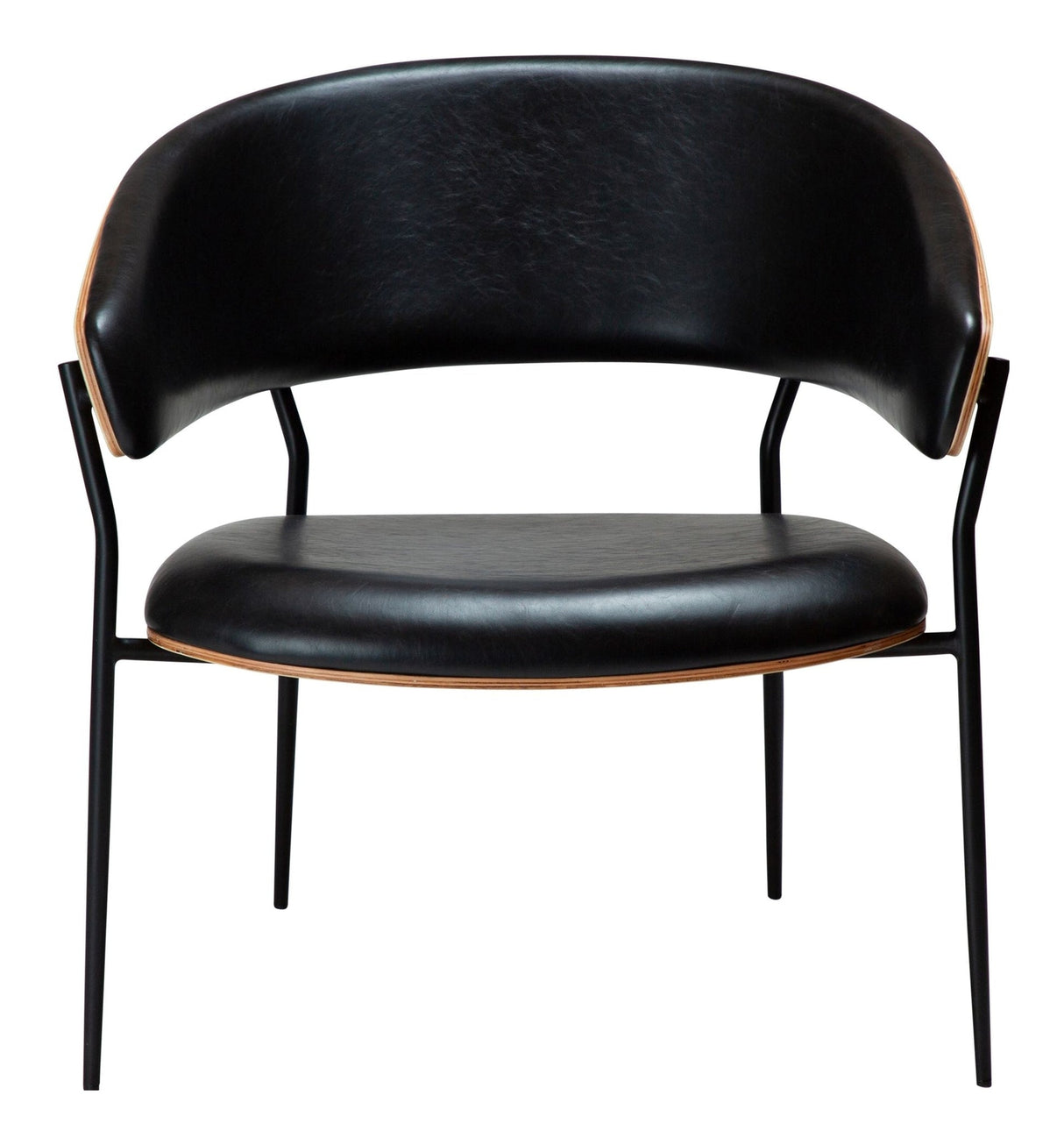 CRIB Lounge Chair, svart/eik 