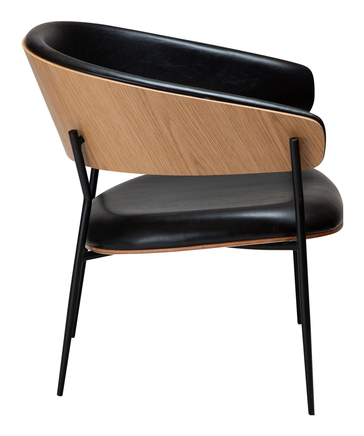 CRIB Lounge Chair, svart/eik 