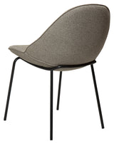 Arch Dining Chair, Pebble Earth Bouclé Stoff