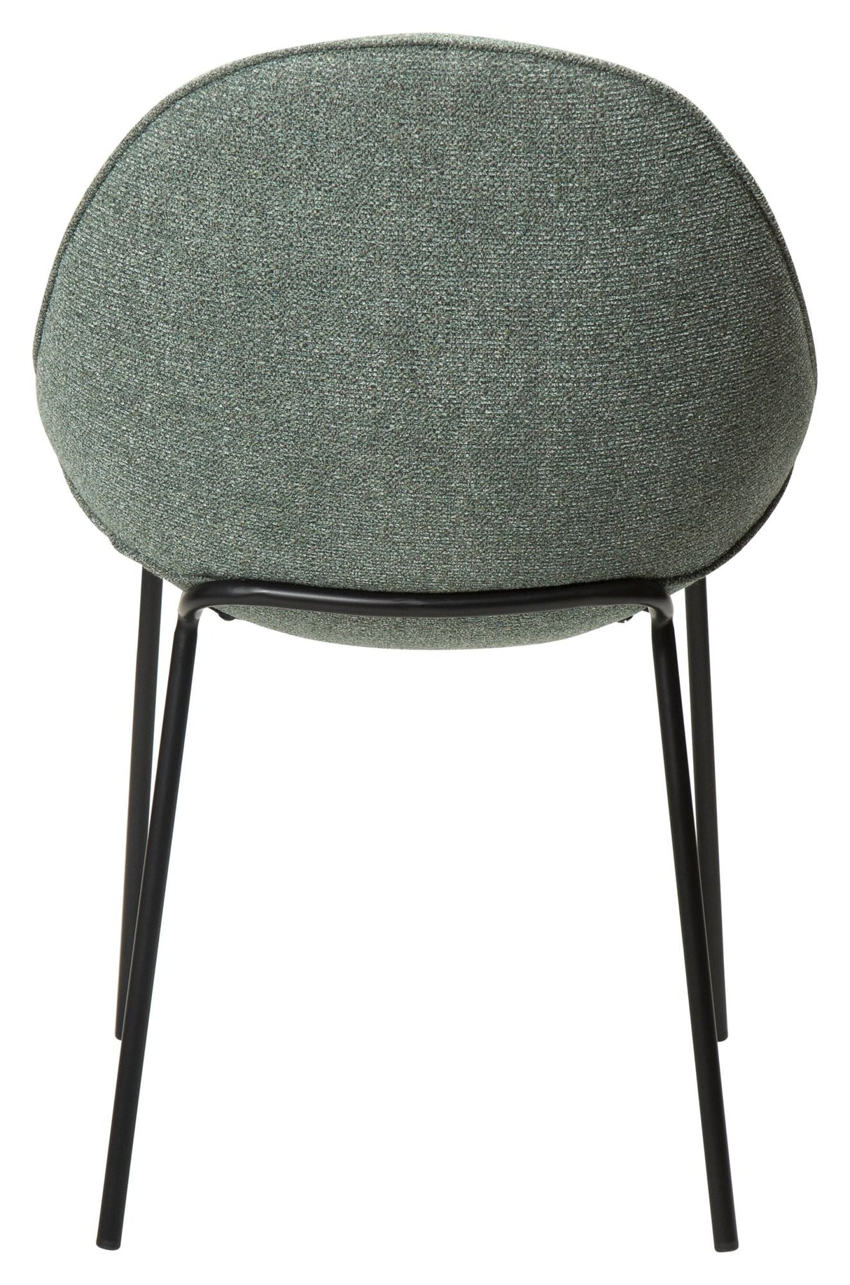 Arch Dining Chair, Pebble Green Bouclé Fabric