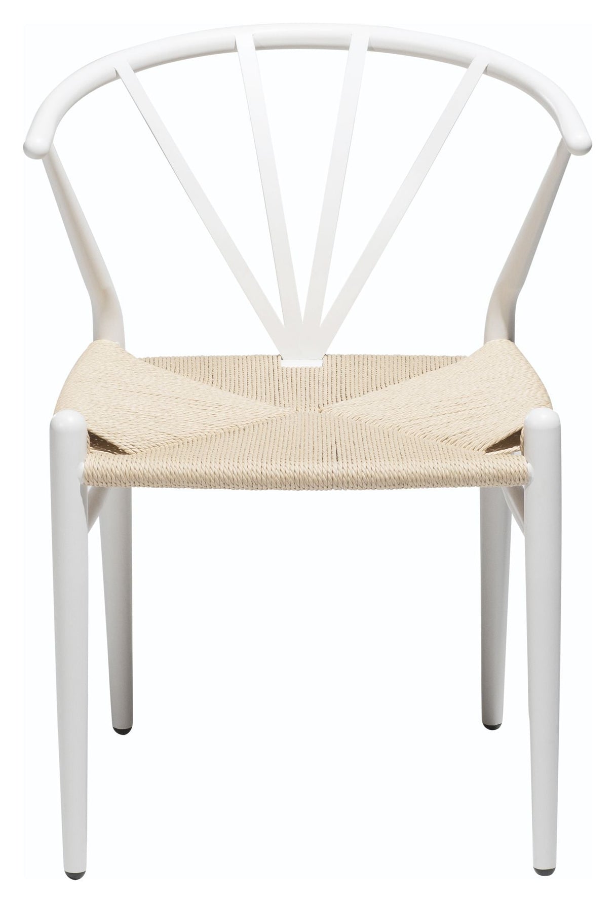 Delta Dining Chair, White W. Natursete