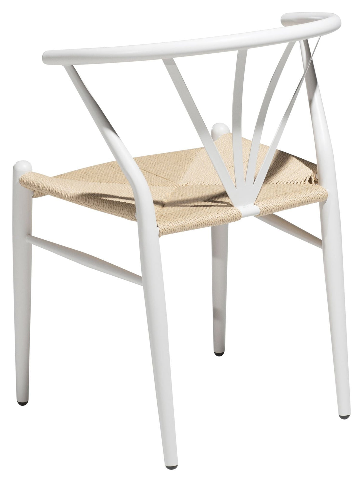 Delta Dining Chair, White W. Natursete