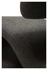 Dubna Lounge Chair, Pebble Grey Bouclé Stoff