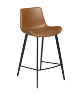 Hype Bar Stool Light Brown Leatherette, SH: 65cm