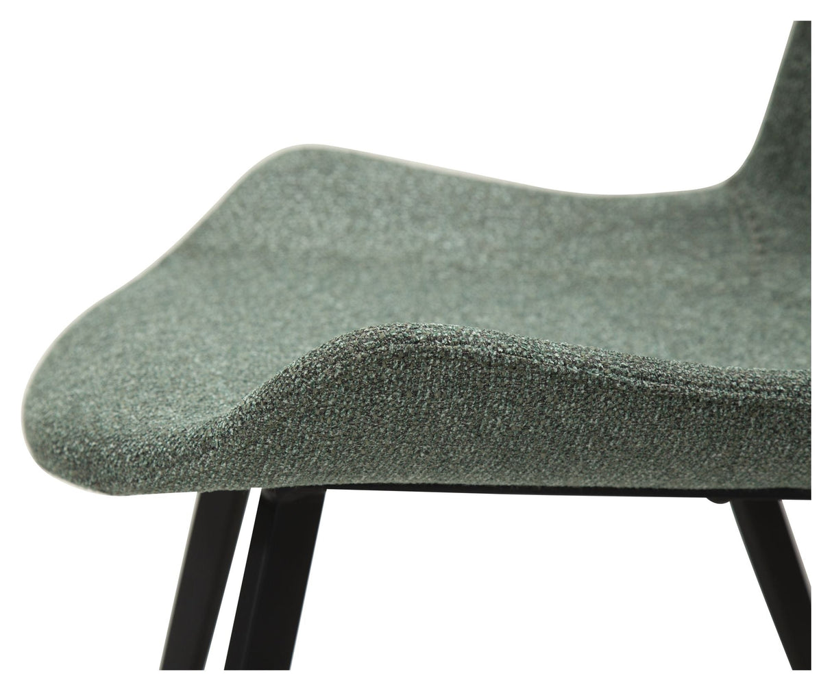 Hype spisestol, Pebble Green Bouclé -stoff