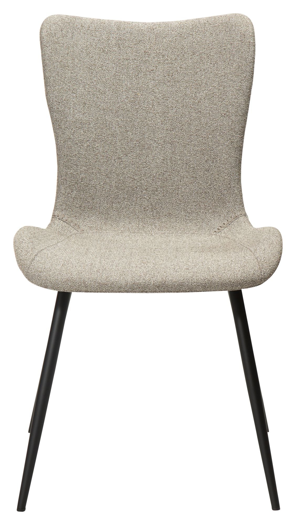 Medusa Dining Chair, Pebble Earth Bouclé Stoff