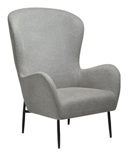 GLAM Lounge Chair, brunt stoff 