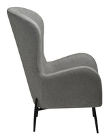 GLAM Lounge Chair, brunt stoff 