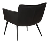 Bli med i Lounge Chair, Meteorite Black Velvet