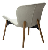 PARAGON Lounge Chair, Hvit/beige stoff 