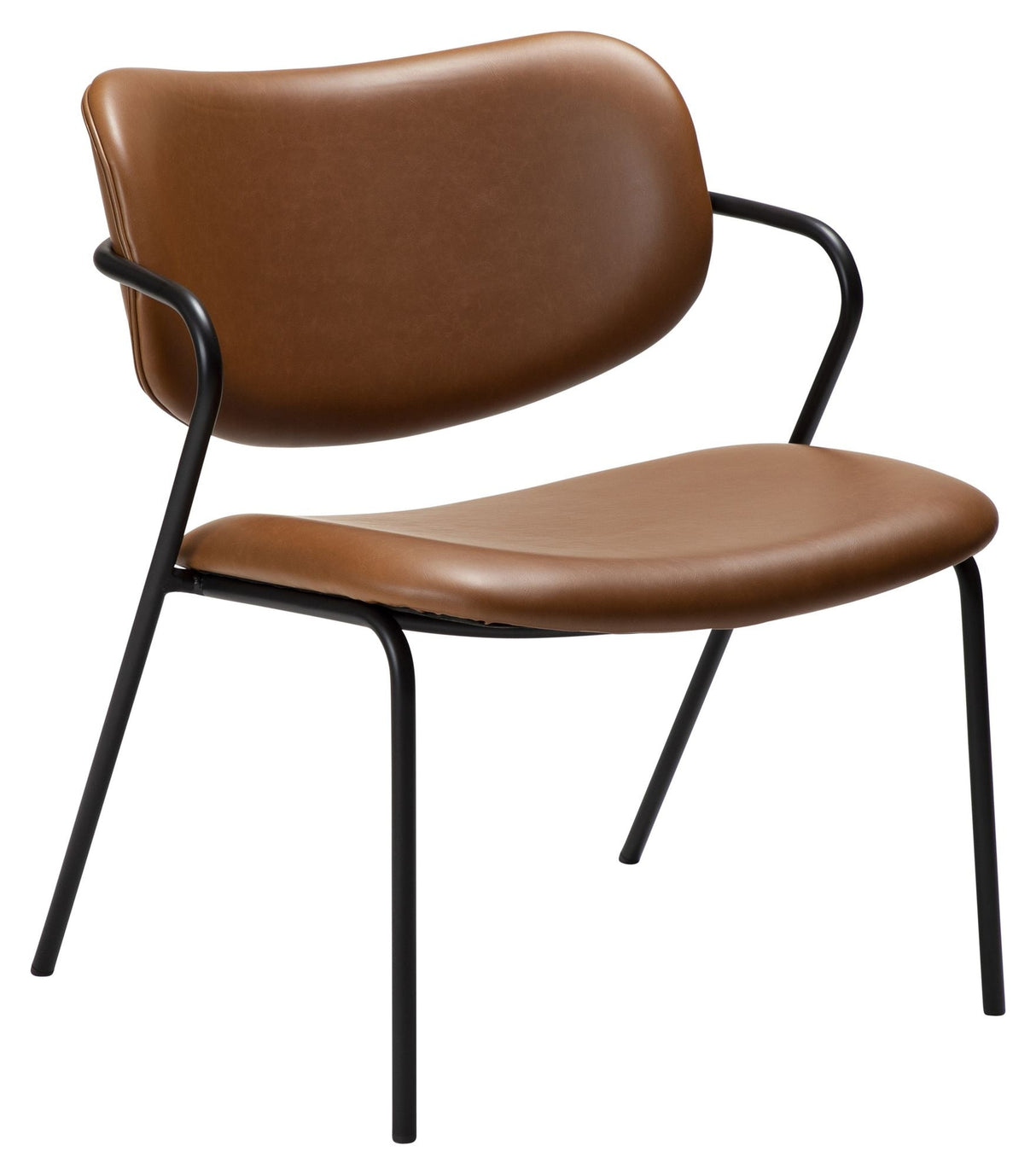 Zed Lounge Chair, Brown