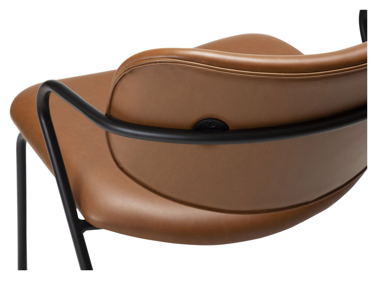 Zed Lounge Chair, Brown