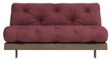 Røtter 160 sofa seng, brun lakkert furu, Bordeaux